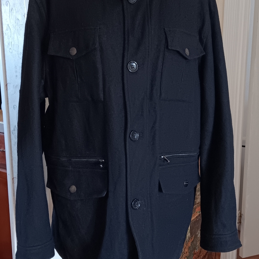 🧥 Vintage Michael Michael Kors Wool Blend Military Field Coat – XL 🧥